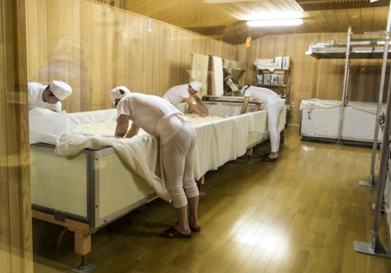 In the koji room